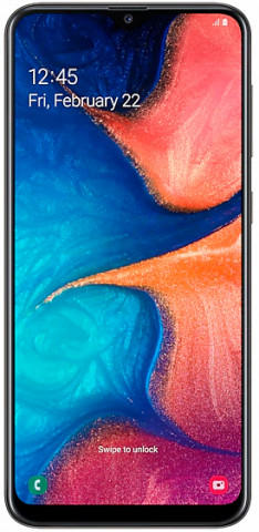 Смартфон Samsung Galaxy A20 3GB/32GB (черный)