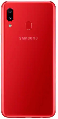 Смартфон Samsung Galaxy A20 (красный)