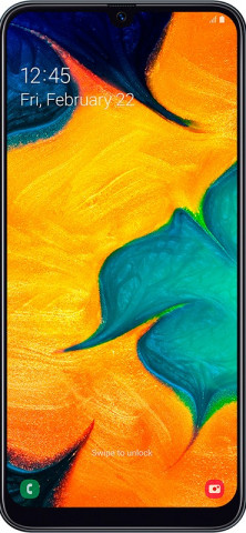 Смартфон  Samsung Galaxy A30 3Gb/32Gb (SM-A305F/DS)   (черный)
