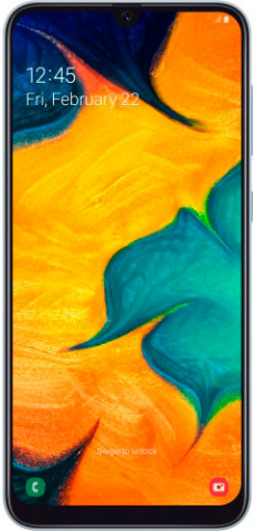 Смартфон Samsung Galaxy A30 4GB/64GB (белый)(SM-A305F/DS)