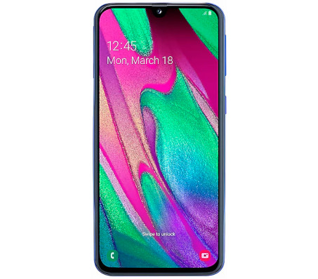Смартфон Samsung Galaxy A40 (синий)