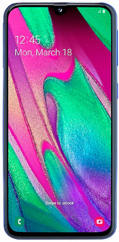 Смартфон Samsung Galaxy A40 (синий)