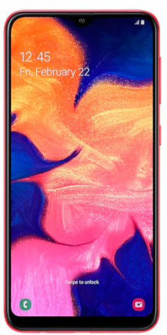 Смартфон Samsung Galaxy A10 (красный)