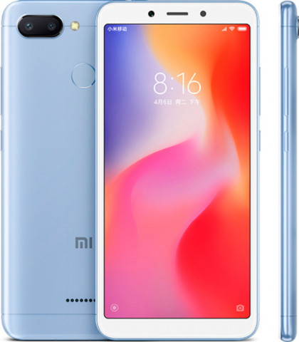 Смартфон Xiaomi Redmi 6 4GB/64GB (голубой)