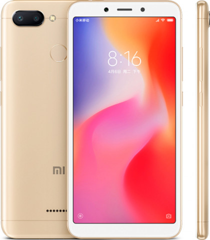 Смартфон Xiaomi Redmi 6 3GB/64GB (золотистый)