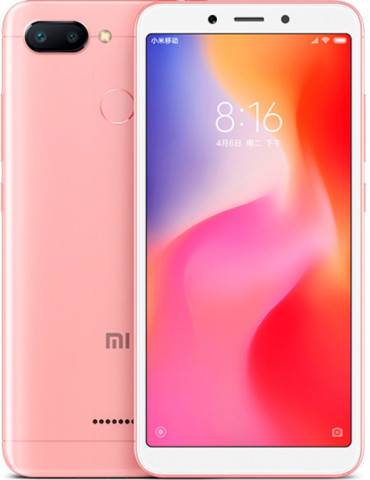 Смартфон Xiaomi Redmi 6 3GB/32GB (розовый)