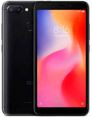 Смартфон Xiaomi Redmi 6 3GB/32GB (чёрный)