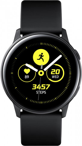 Умные часы Samsung Galaxy Watch Active (черный сатин) (SM-R500)