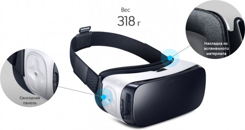 Очки виртуальной реальности Samsung Gear VR [SM-R322NZWASER]