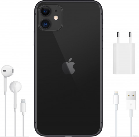 Смартфон Apple iPhone 11 64GB (черный) Смартфон Apple iPhone 11 64GB (черный)