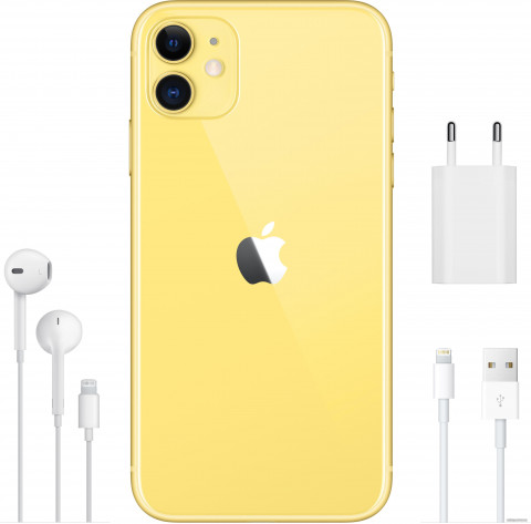 Смартфон Apple iPhone 11 64GB (желтый)
