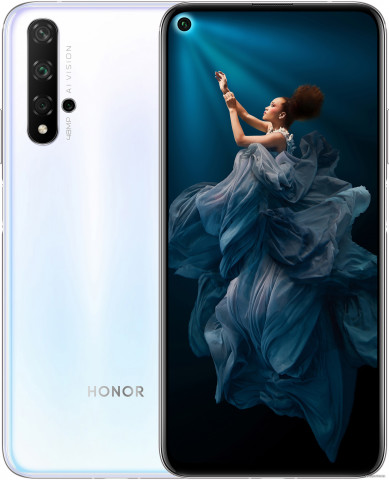 Смартфон HONOR 20 международная версия (ледяной белый)