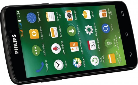 Смартфон Philips Xenium V387 Black