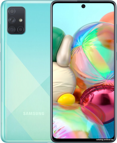Смартфон Samsung Galaxy A71 SM-A715F/DSM 6GB/128GB (голубой)
