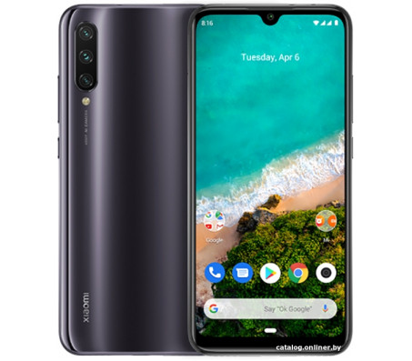 Смартфон Xiaomi Mi A3 4GB/64GB (серый)