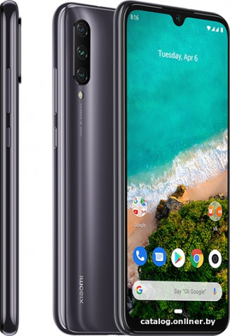 Смартфон Xiaomi Mi A3 4GB/64GB (серый)