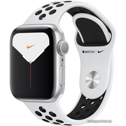 Умные часы Apple Watch Nike Series 5 40 мм (алюминий серебристый/чистая платина)