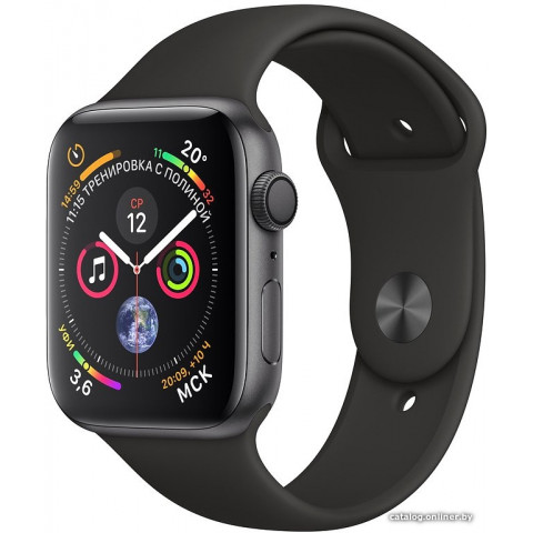 Умные часы Apple Watch Series 4 40 мм (алюминий серый космос/черный)