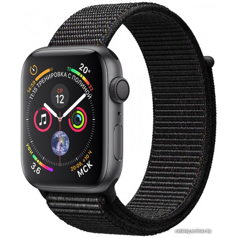 Умные часы Apple Watch Series 4 40 мм (алюминий серый космос/нейлон черный)