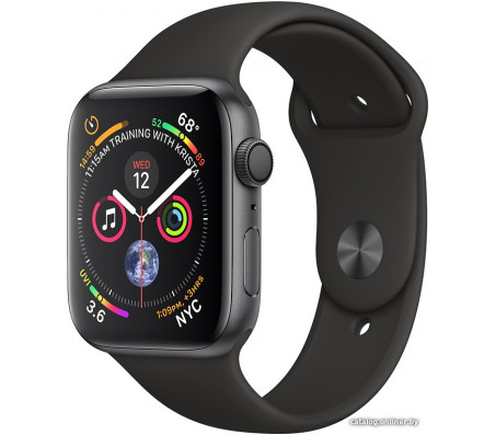 Умные часы Apple Watch Series 4 44 мм (алюминий серый космос/черный)